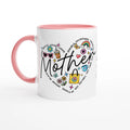 Personalised - Mother Heart Mug - 11oz Ceramic Mug Personalised 11oz Mug customise Globally Fulfilled Mum personalise