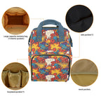 Comic Book Explosions Multi-Function Backpack, Nappy / Diaper Bag Multi-function Backpack, Nappy / Diaper Bag comic Printed Offshore