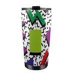 Graphic 80's - 20oz Mobile Tumbler with Lid (Black Lock)