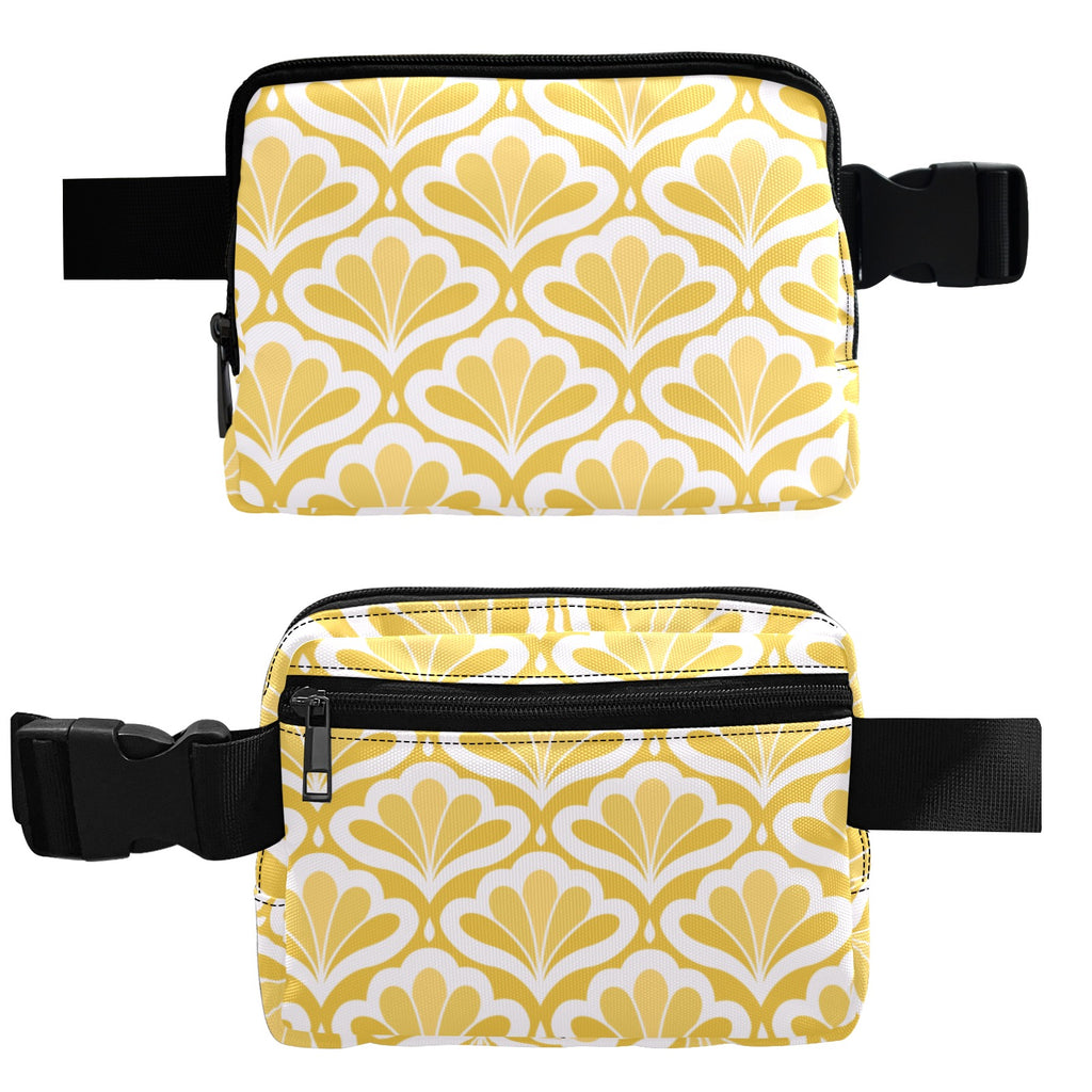 Yellow Pattern - Belt Bag