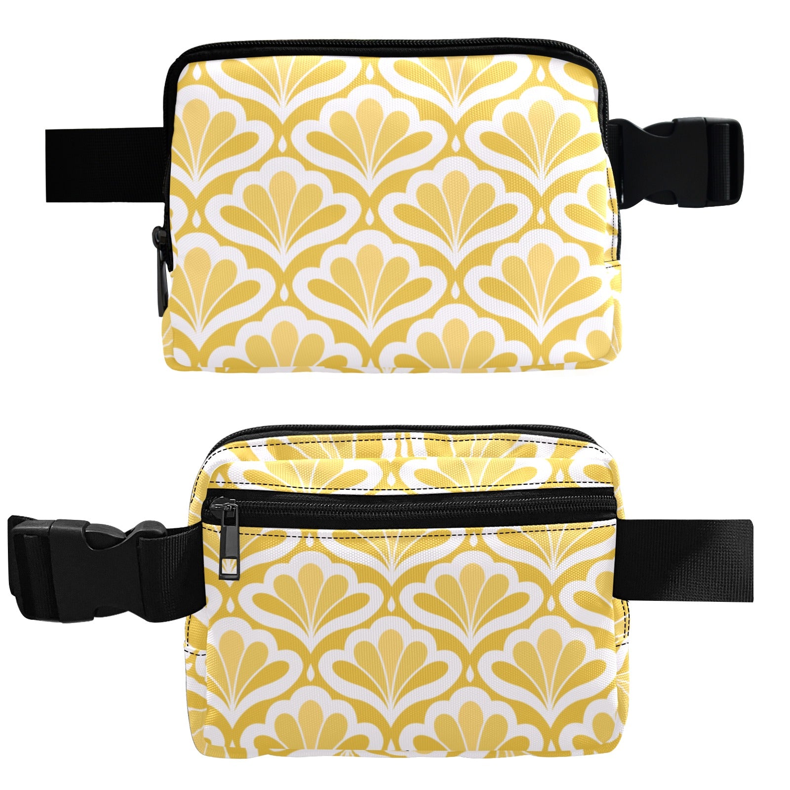 Yellow Pattern - Belt Bag