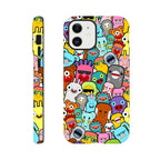 Crazy Cartoon Creatures - Apple iPhone - Tough case iPhone 12 iPhone Tough Case Globally Fulfilled