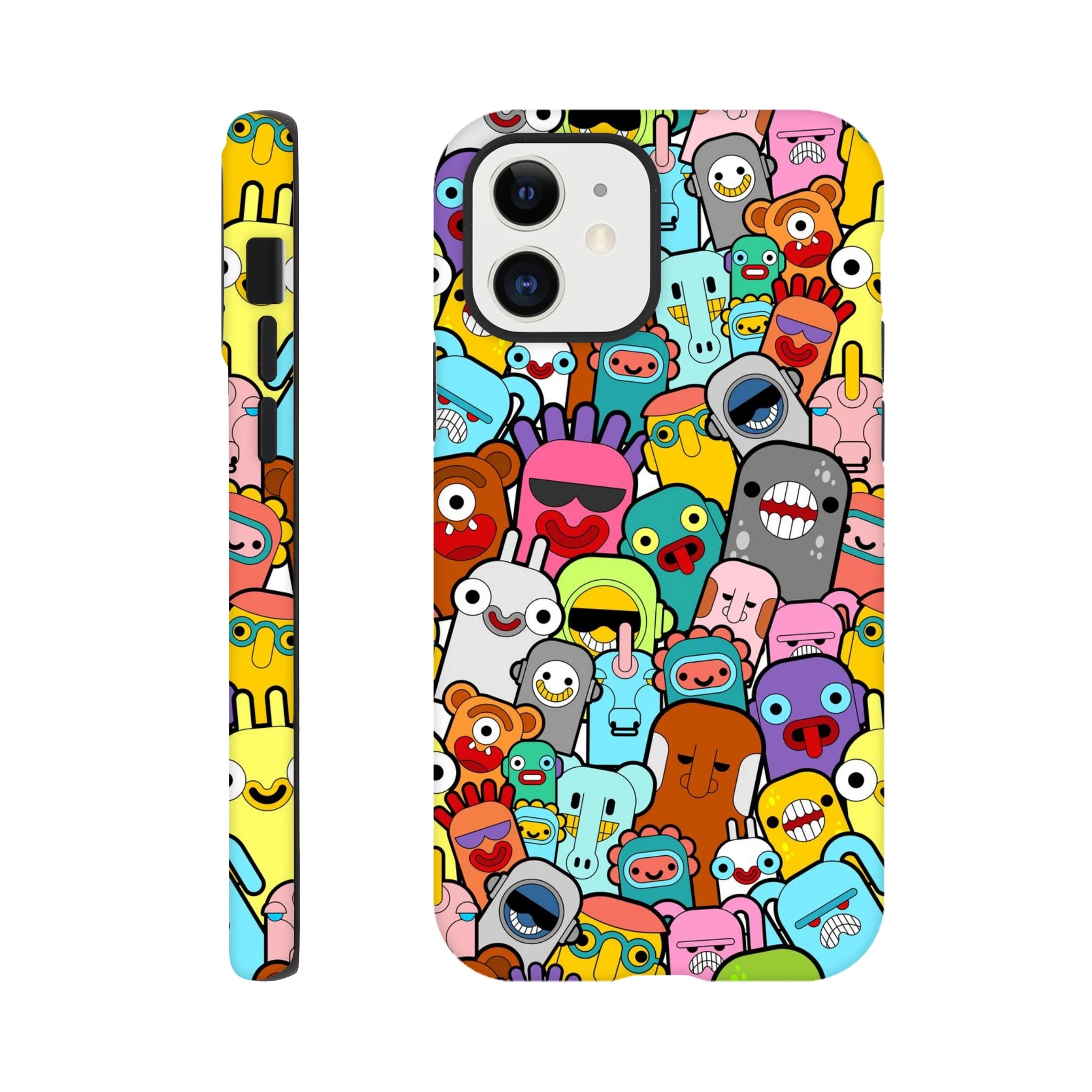Crazy Cartoon Creatures - Apple iPhone - Tough case iPhone 12 iPhone Tough Case Globally Fulfilled