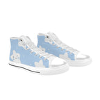 Happy Stars - Kids High Top Canvas Shoes