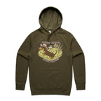 Dachshund, I've Got Friends In Low Places Men's AS Colour Hoodie Army Mens Hoodie animal Printed In Australia