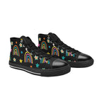 Rainbows - Men's High Top Canvas Shoes
