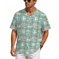 Summer Surf Men's Crinkle Hawaiian Shirt