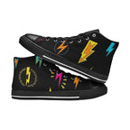 Fun Lightning - Kids High Top Canvas Shoes