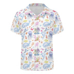 Under The Sea Kids Youth Short Sleeve Button Up Shirt