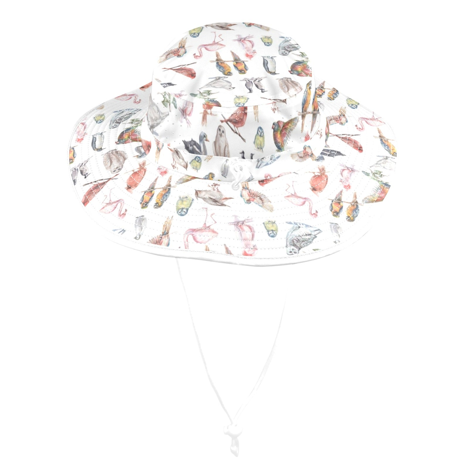 Birds Of A Feather Wide Brim Bucket Hat Wide Brim Bucket Hat Birds Printed Offshore