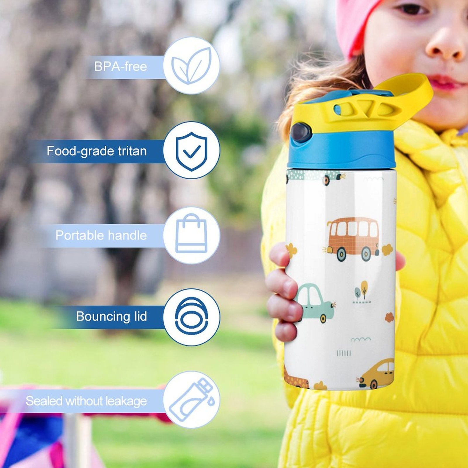 Cars - Little Kids Water Bottle Little Kids Water Bottle Printed Offshore