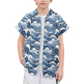 Japanese Waves Senior Kids Hawaiian Shirt
