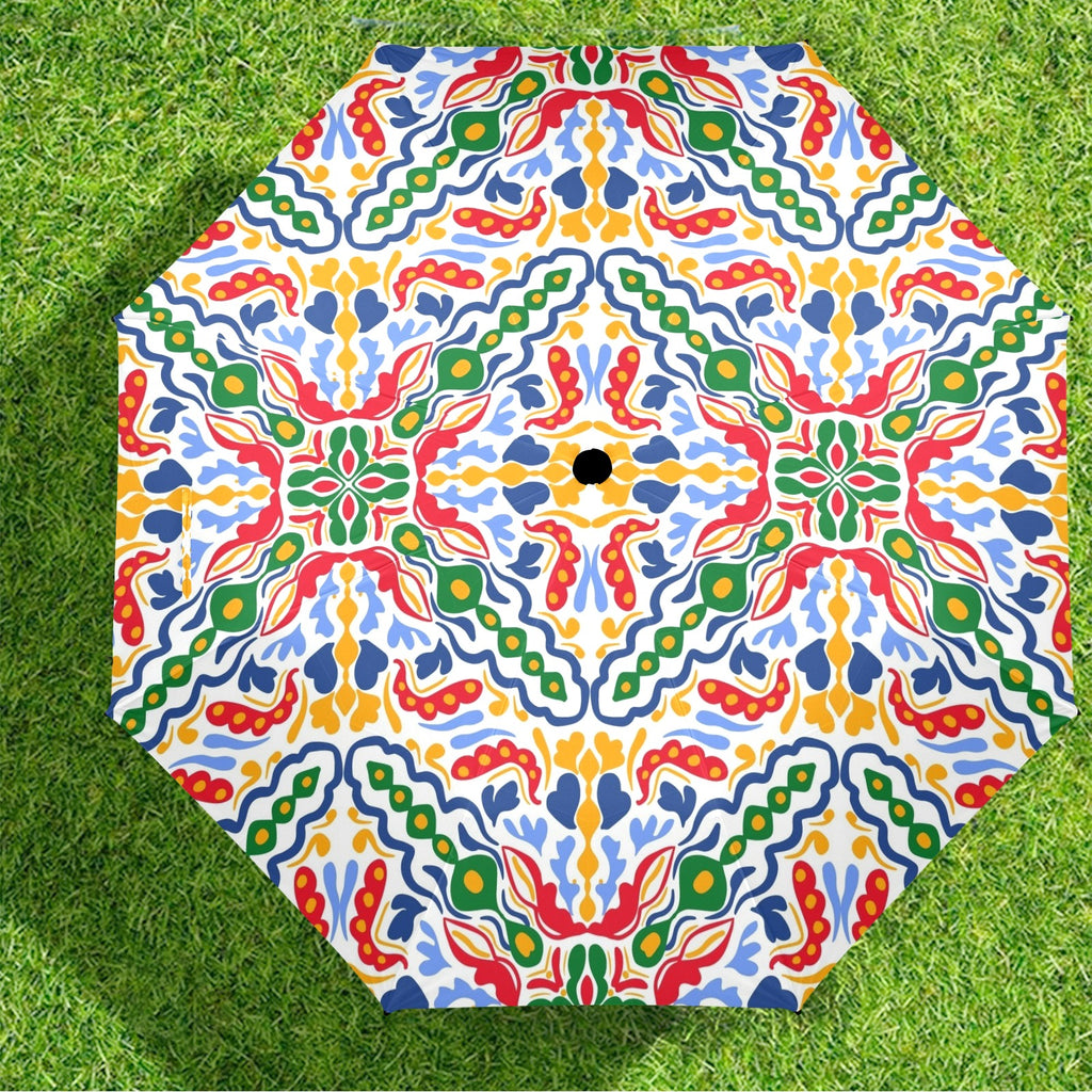 Bright Burst - Semi-Automatic Foldable Umbrella (Model U12) Semi-Automatic Foldable Umbrella (U12)