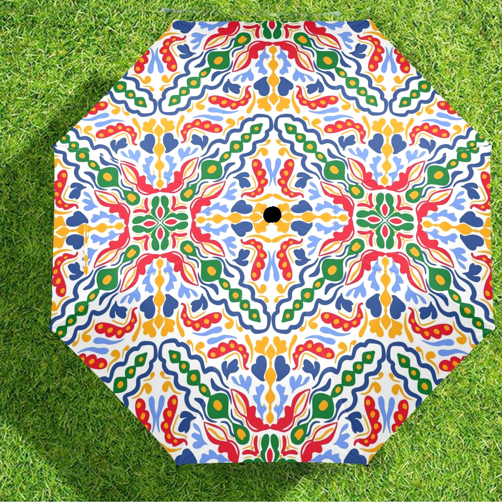 Bright Burst - Semi-Automatic Foldable Umbrella (Model U12) Semi-Automatic Foldable Umbrella (U12)