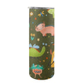 Monsters 20oz Tall Skinny Tumbler with Lid and Straw One Size 20oz Tall Skinny Tumbler with Lid and Straw Printed Offshore