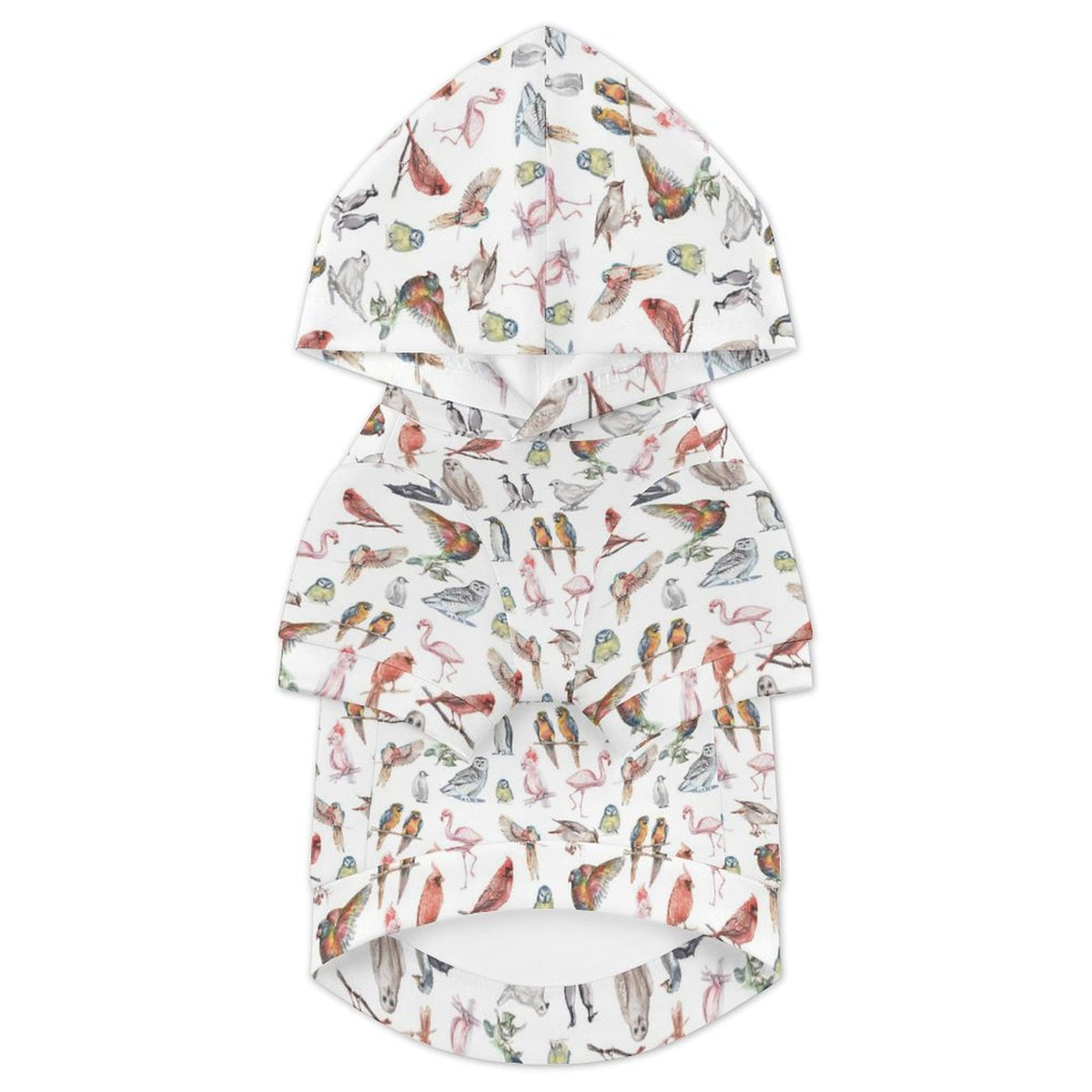 Birds Of A Feather Pet Hoodie (Large Size)