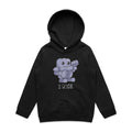 I Rock - Kids Hoodie Black Kids Hoodie Printed In Australia