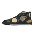 Planets - Kids' High Top Canvas Shoes US6Y Kids High Top Canvas Shoes Printed Offshore Space