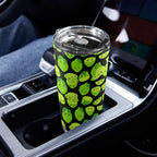 Cute Limes - 20oz Mobile Tumbler with Lid (Black Lock) 20oz Travel Mug Food Printed Offshore
