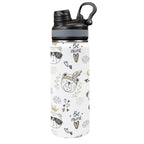 Bears - Insulated Water Bottle with Dual-Use Lid (18oz) One Size Insulated Water Bottle with Dual-Use Lid (18oz) animal Printed Offshore