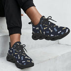 Chess Pattern Women's Twisted Sole Sneakers