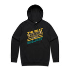 The Best Dad In The Galaxy - Mens Hoodie Black Mens Hoodie Dad Printed In Australia