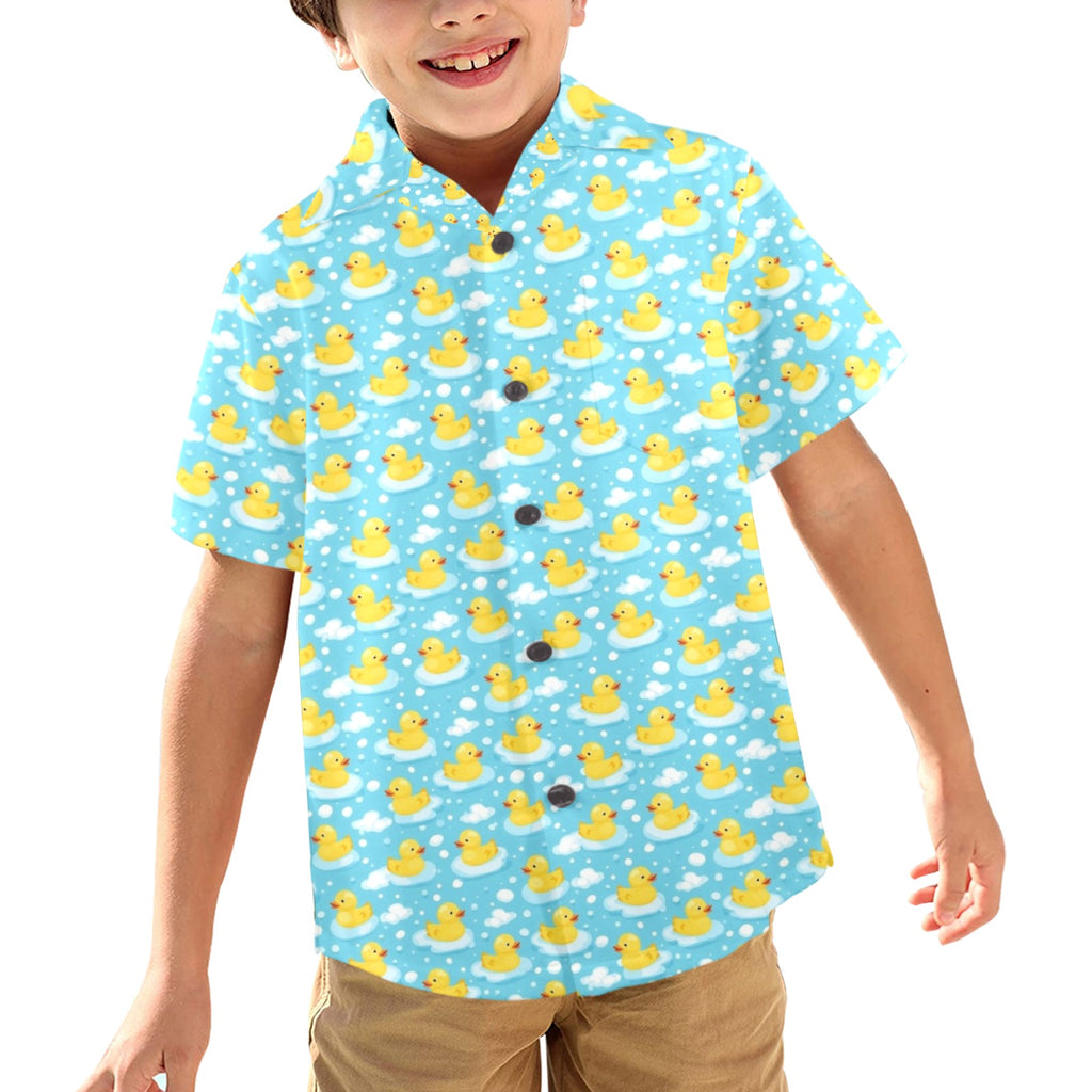 Rubber Ducks Junior Kids Hawaiian Shirt