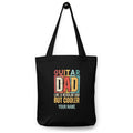 Personalised Guitar Dad Cotton tote bag Default Title Personalised Tote Bag Australian Printer