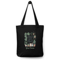 Personalised Mind Your Plants Cotton tote bag Black Personalised Tote Bag Australian Printer printful_personalized_product