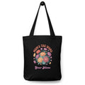 Personalised Mum's The Word Cotton tote bag Black Personalised Tote Bag Australian Printer printful_personalized_product