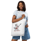 Personalised Cat Playing Guitar Cotton tote bag Personalised Tote Bag Australian Printer printful_personalized_product