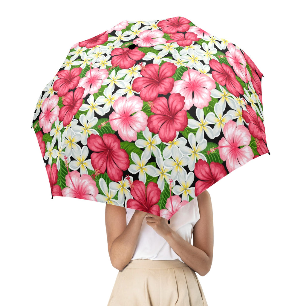 Hibiscus - Semi-Automatic Foldable Umbrella (Model U12) Semi-Automatic Foldable Umbrella (U12)
