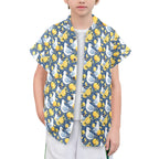Lemon Seagull Senior Kids Hawaiian Shirt