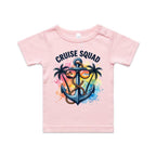 Cruise Squad, Anchor Baby Cruise T-shirt Pink Baby Cruise T-shirt Cruise Printed In Australia