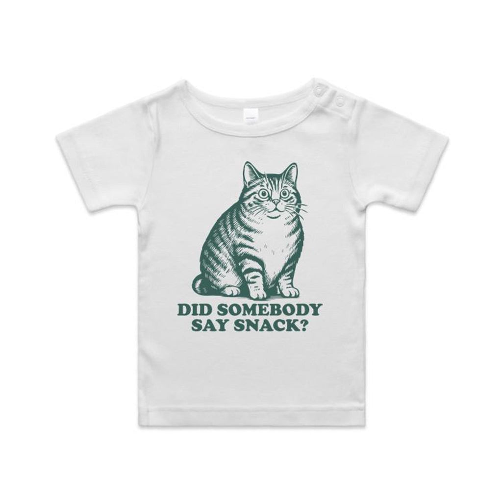 Cat, Did Somebody Say Snack? - Baby T-shirt