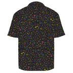 Music Notes Men's Crinkle Hawaiian Shirt
