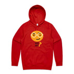 Why Not? - Mens Hoodie Red Mens Hoodie Printed In Australia