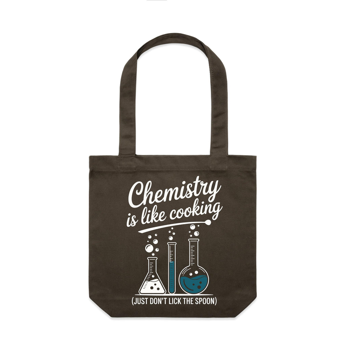 Chemistry Is Like Cooking Canvas Tote Bag