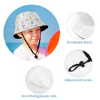 Quirky Dinoaurs Kids Bucket Hat Kids Bucket Hat animal Printed Offshore