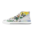 Floral Butterfly Women's High Top Canvas Shoes US12 Womens Classic High Top Shoes Printed Offshore