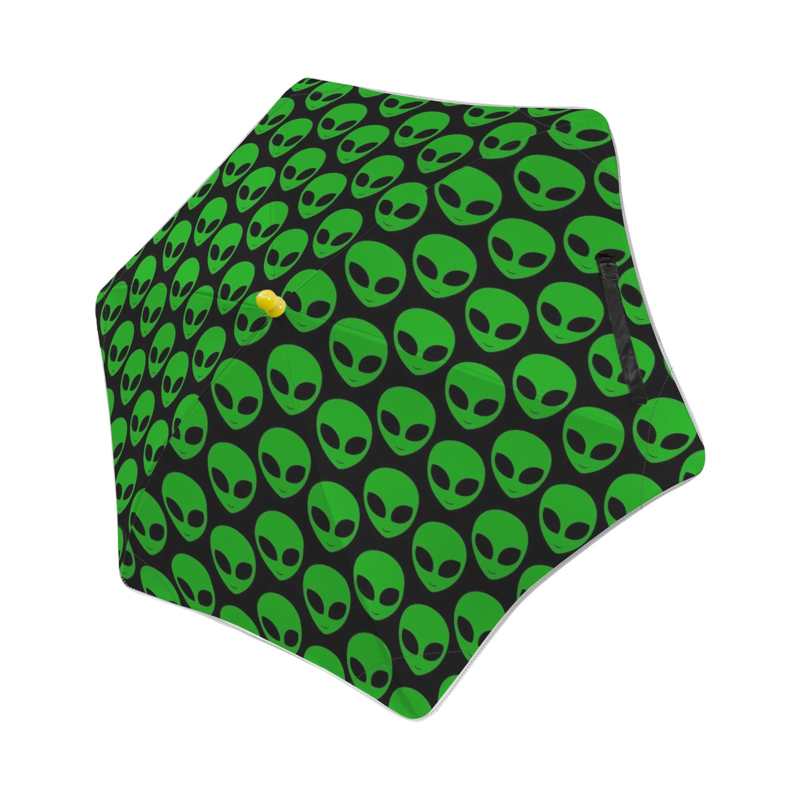 Aliens Kids Safe Round Corner Umbrella One Size Kids Safe Round Corner Umbrella Printed Offshore Sci Fi