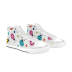 Ladybugs - Kids High Top Canvas Shoes