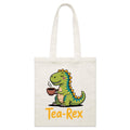 Tea-Rex - Parcel Canvas Tote Bag