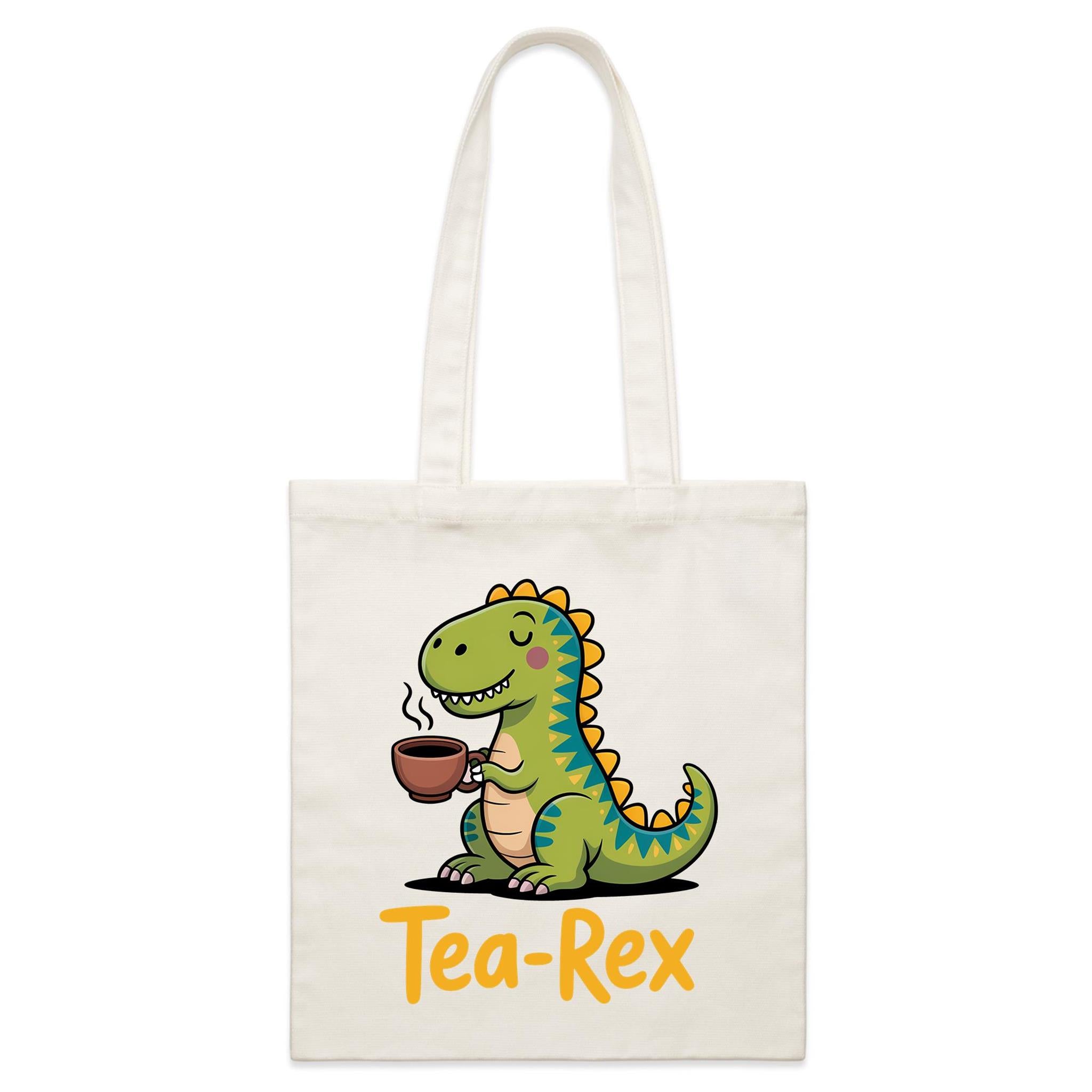 Tea-Rex - Parcel Canvas Tote Bag