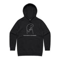 Be As Strong As Your Espresso Women's AS Colour Hoodie Black Womens Hoodie Coffee Printed In Australia