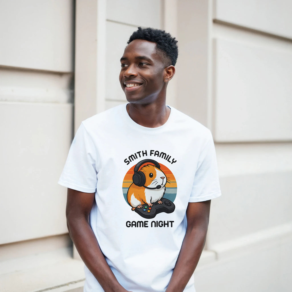 Family Game Night - Personalised T-shirt Personalised T-shirt customise Games Globally Fulfilled personalise