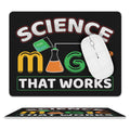 Science, Magic That Works Leather Mouse Pad white One size Leather Mouse Pad Printed Offshore Science