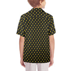 Yellow Lightning Senior Kids Hawaiian Shirt Senior Kids Hawaiian Shirt 8-15 comic Printed Offshore