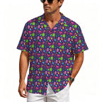 Cheeky Aliens Men's Crinkle Hawaiian Shirt