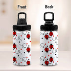 Ladybugs On The Move - Kids Water Bottle with Chug Lid (12 oz) Kids Water Bottle with Chug Lid animal Printed Offshore